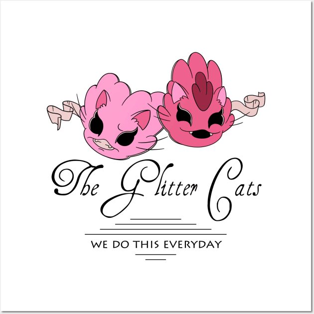 The Glitter Cats Theater Logo Wall Art by Spirit_Flyswatter